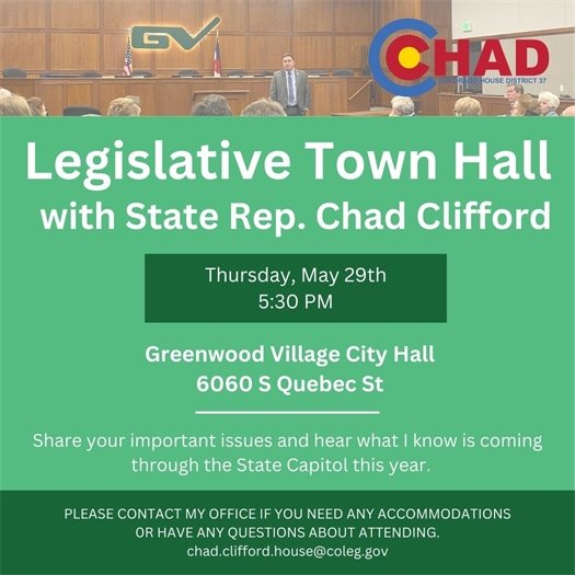 Legislative Town Hall with Rep. Clifford