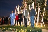 Mayor and City Council at the Mayor's Holiday Lighting 2024.